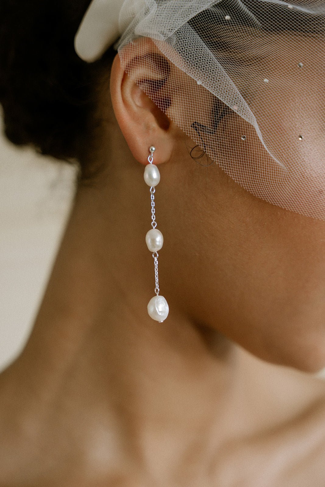 Penny Baroque Pearl Medium Drop Earrings