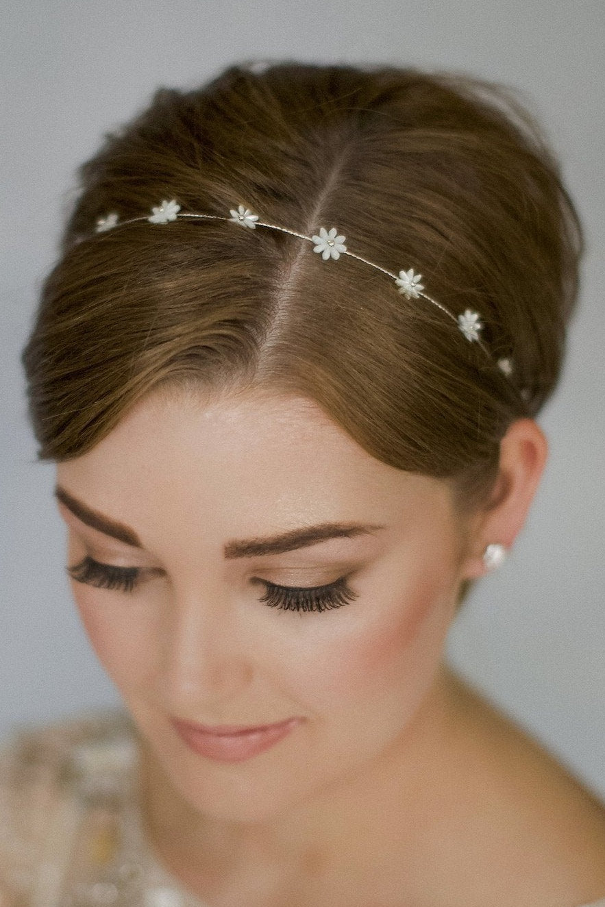 Daisy Simple Flower Wedding Headband