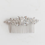 vintage crystal wedding hair comb