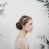 Lucia bridal hair comb with Saffron wedding hair pins