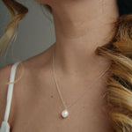 Lucy baroque pearl silver necklace