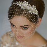 Arabella crystal vintage wedding headband - Debbie Carlisle