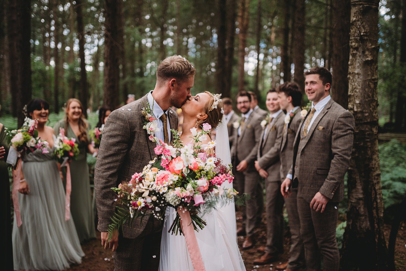 Real Bride: A Free-Spirited Fairytale Forest Wedding at Camp Katur