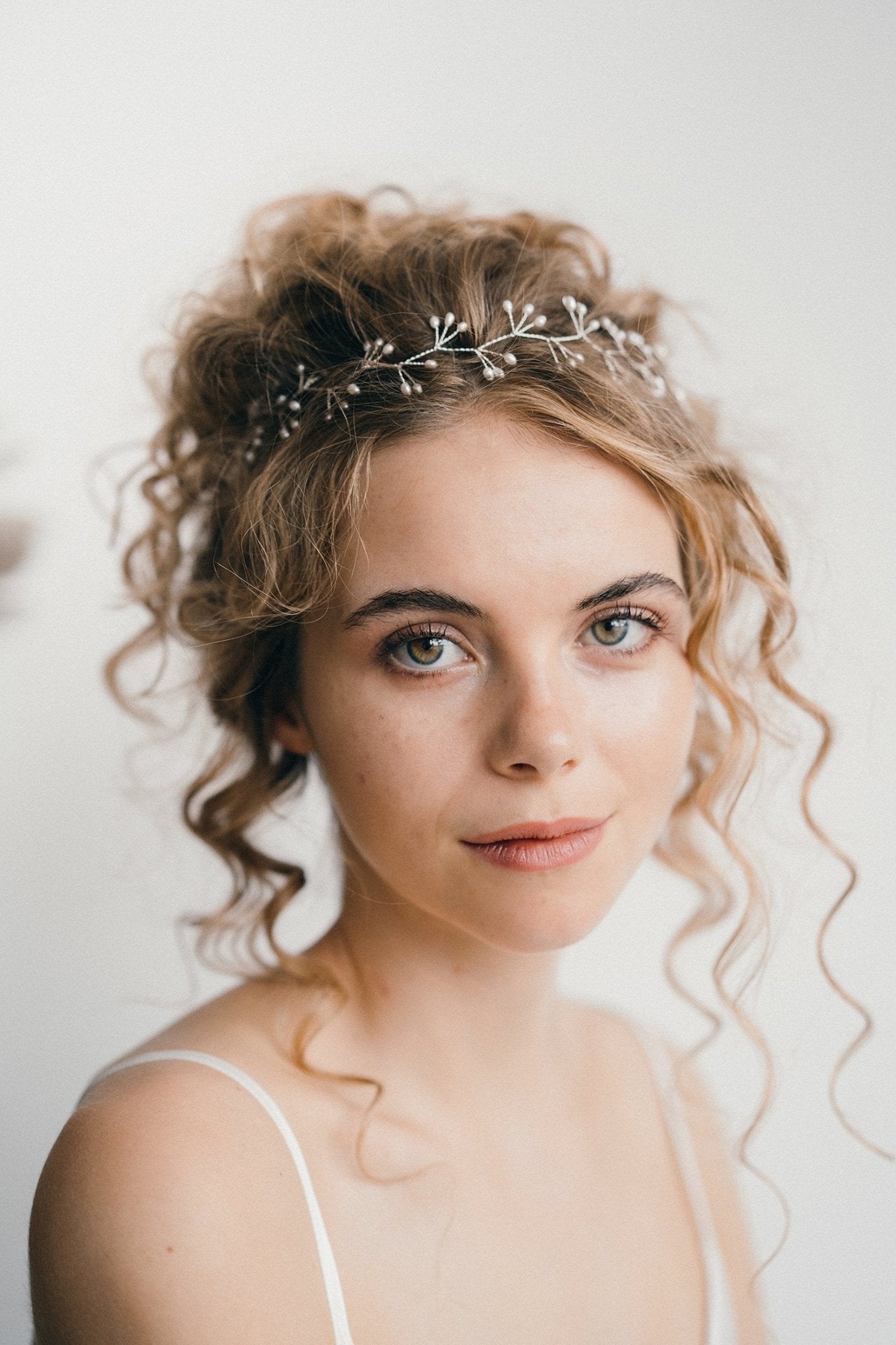 silver pearl tiara