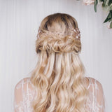 Boho flower forehead band hair vine- Coralie - Debbie Carlisle