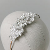 Arabella Silver Crystal Vintage Wedding Headband