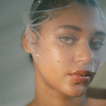 Dita Sheer Tulle Ivory Birdcage Veil With Face-Framing Crystals