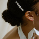 Dotty Ivory Small Slim Pearl Comb