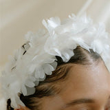 Florence Ivory Silk Flower Wedding Headband