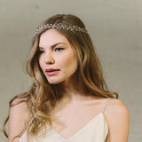 Bohemian rustic wedding headband