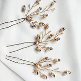 Maisie Botanical Branch Hairpin - Sample Sale - Gold