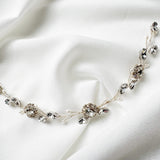 Thea Small Silver Classic Crystal Hair Vine - Sample Sale