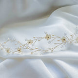 Silver Anastasia Boho Intertwined Hair Vine - Sample Sale