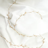 Gold Pearl Celine Bridal Plait Hair Vine - Sample Sale