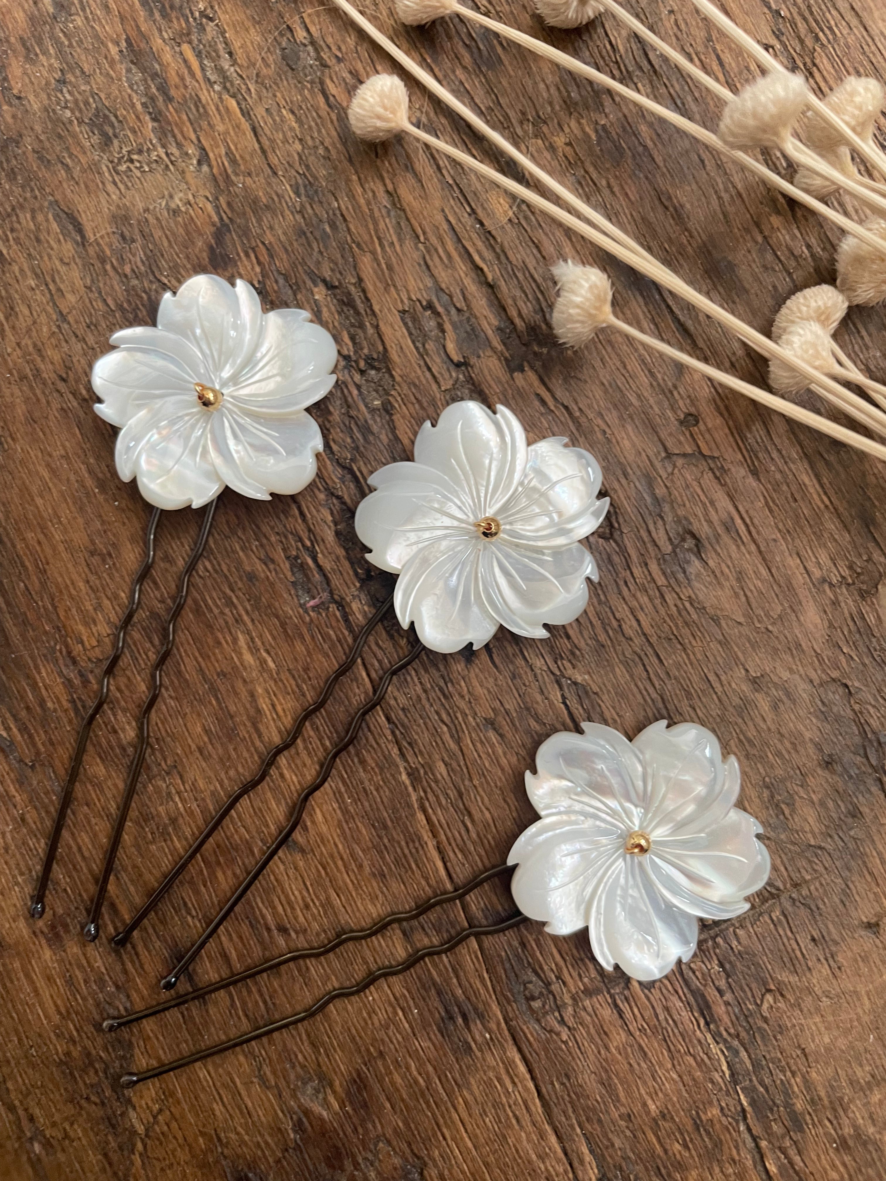 Minna Boho Flower Hairpins