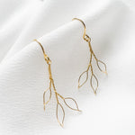 Liv delicate gold wire leaf earrings debbiecarlisle.com £25 (3)