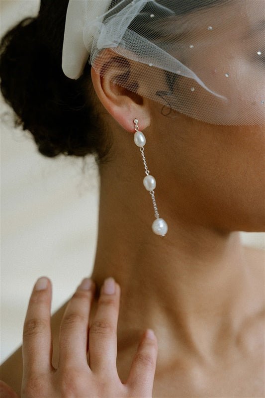 Penny Baroque Pearl Medium Drop Earrings