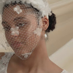 Florence Ivory Silk Flower Wedding Headband