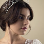 Delicate pearl crown for a woodland bride - Maeve