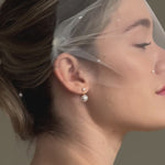 Luxury crystal pearl hair pins