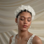 Florence Ivory Silk Flower Wedding Headband