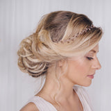 Haillie bridal accessory halo headdress - Debbie Carlisle