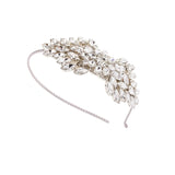 Arabella Silver Crystal Vintage Wedding Headband