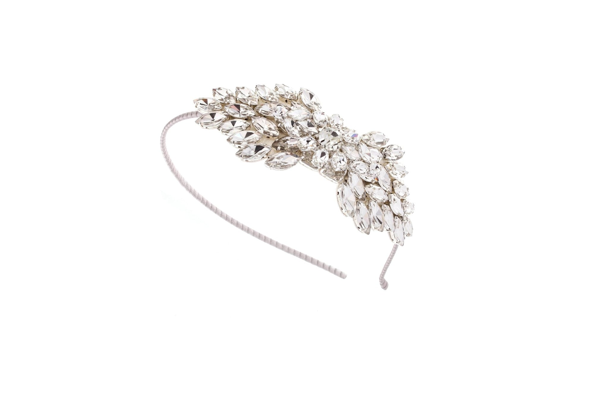 Arabella crystal vintage wedding headband - Debbie Carlisle