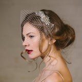 Arabella crystal vintage wedding headband Headpiece - Debbie Carlisle