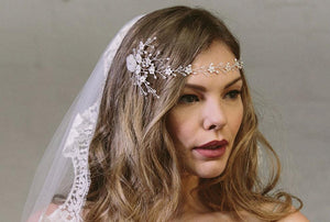 Astrid crystal wedding hair vine comb Headpiece - Debbie Carlisle