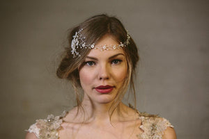 Astrid crystal wedding hair vine comb Headpiece - Debbie Carlisle