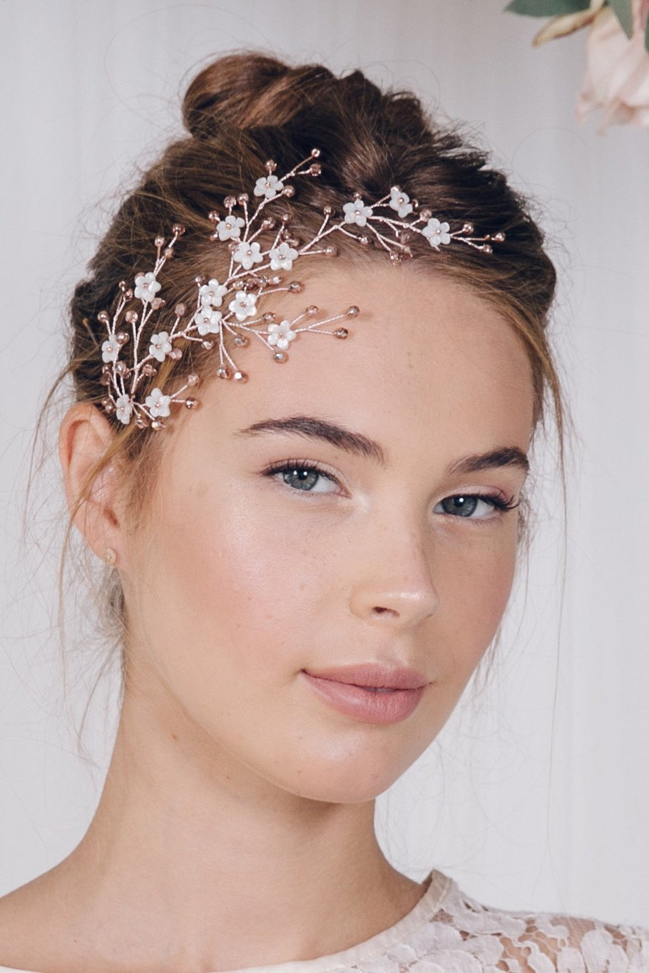 Cherry blossom wedding hair accessory - Cherry - Debbie Carlisle