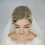 Boho flower forehead band hair vine- Coralie - Debbie Carlisle