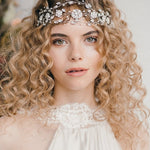 Statement boho wedding forehead band