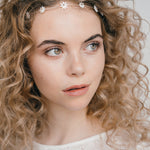 Rose gold boho Daisy hairvine