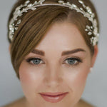 Crystal flower wedding headband - Eleanora - Debbie Carlisle