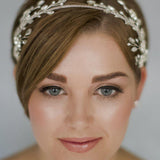 Crystal flower wedding headband - Eleanora - Debbie Carlisle