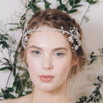 Crystal flower wedding headband - Eleanora - Debbie Carlisle