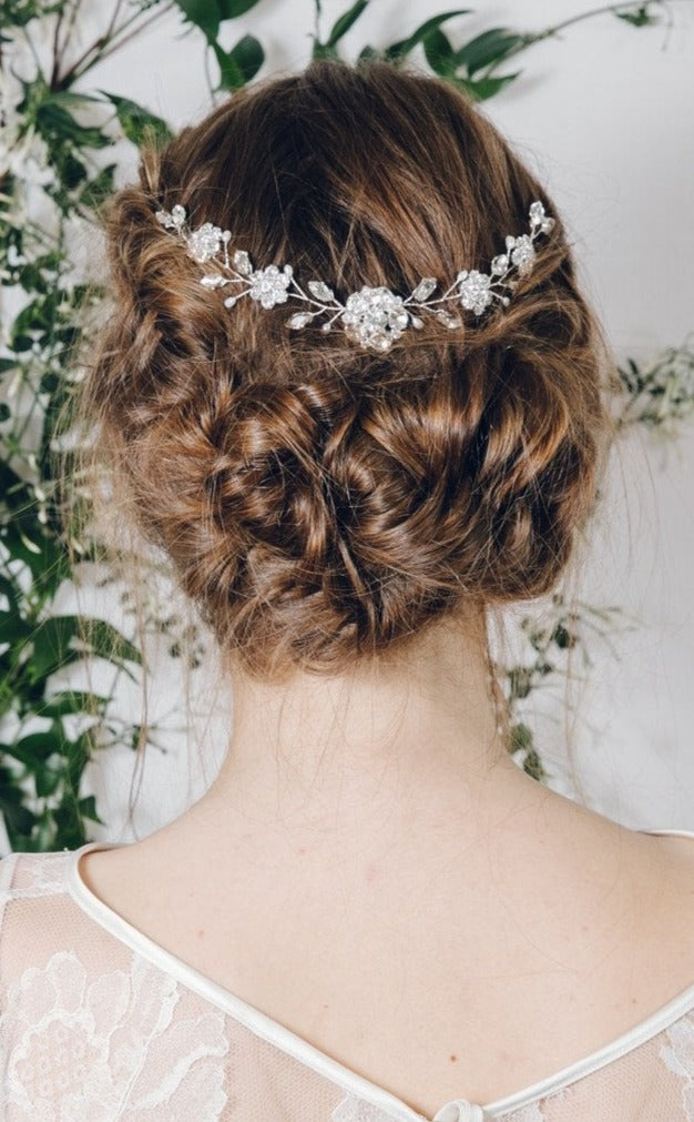 Up do wedding circlet 