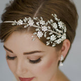 Large statement crystal wedding headband - Etta - Debbie Carlisle