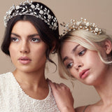 Mabel Botanical Crystal Flower Crown