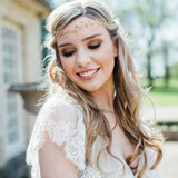 Haillie bridal accessory halo headdress - Debbie Carlisle