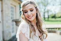 Haillie bridal accessory halo headdress - Debbie Carlisle