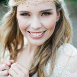 Haillie bridal accessory halo headdress - Debbie Carlisle