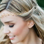 Haillie bridal accessory halo headdress - Debbie Carlisle