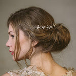 Isabella floral crystal wedding headpiece hair vine