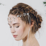 Isadora Silver Vintage Bridal Hair Vine