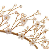 Isobel Boho Crystal Flower Crown