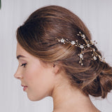 Rose Gold Ivy Floral Hair Vine - Sample Sale