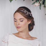 Rose Gold Ivy Floral Hair Vine - Sample Sale